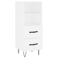Thumbnail for Highboard Weiß 34,5x34x180 cm Holzwerkstoff