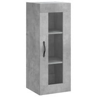 Thumbnail for Highboard Betongrau 34,5x34x180 cm Holzwerkstoff