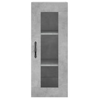Thumbnail for Highboard Betongrau 34,5x34x180 cm Holzwerkstoff