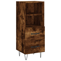 Thumbnail for Highboard Räuchereiche 34,5x34x180 cm Holzwerkstoff