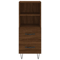Thumbnail for Highboard Braun Eichen-Optik 34,5x34x180 cm Holzwerkstoff