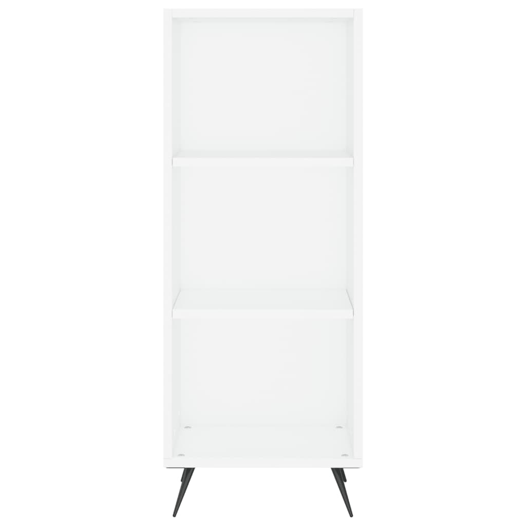 Highboard Weiß 34,5x34x180 cm Holzwerkstoff