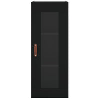 Thumbnail for Highboard Schwarz 34,5x34x180 cm Holzwerkstoff
