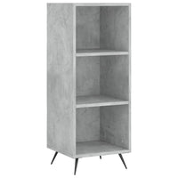 Thumbnail for Highboard Betongrau 34,5x34x180 cm Holzwerkstoff