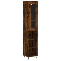 Thumbnail for Highboard Räuchereiche 34,5x34x180 cm Holzwerkstoff