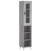 Thumbnail for Highboard Grau Sonoma 34,5x34x180 cm Holzwerkstoff
