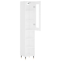 Thumbnail for Highboard Weiß 34,5x34x180 cm Holzwerkstoff