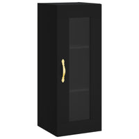 Thumbnail for Highboard Schwarz 34,5x34x180 cm Holzwerkstoff