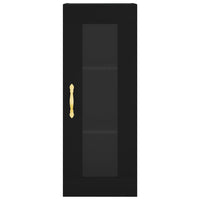 Thumbnail for Highboard Schwarz 34,5x34x180 cm Holzwerkstoff