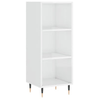 Thumbnail for Highboard Hochglanz-Weiß 34,5x34x180 cm Holzwerkstoff