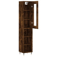 Thumbnail for Highboard Räuchereiche 34,5x34x180 cm Holzwerkstoff