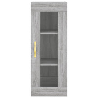 Thumbnail for Highboard Grau Sonoma 34,5x34x180 cm Holzwerkstoff