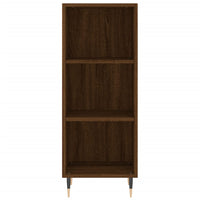 Thumbnail for Highboard Braun Eichen-Optik 34,5x34x180 cm Holzwerkstoff