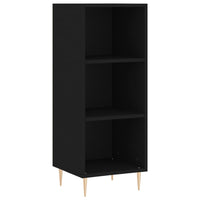 Thumbnail for Highboard Schwarz 34,5x34x180 cm Holzwerkstoff