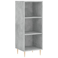 Thumbnail for Highboard Betongrau 34,5x34x180 cm Holzwerkstoff