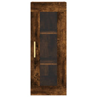 Thumbnail for Highboard Räuchereiche 34,5x34x180 cm Holzwerkstoff