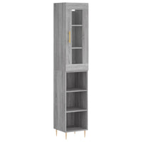 Thumbnail for Highboard Grau Sonoma 34,5x34x180 cm Holzwerkstoff