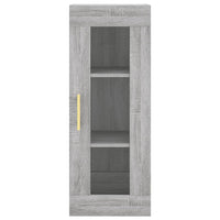 Thumbnail for Highboard Grau Sonoma 34,5x34x180 cm Holzwerkstoff