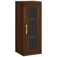 Thumbnail for Highboard Braun Eichen-Optik 34,5x34x180 cm Holzwerkstoff