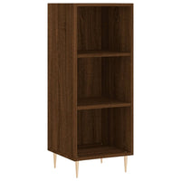 Thumbnail for Highboard Braun Eichen-Optik 34,5x34x180 cm Holzwerkstoff