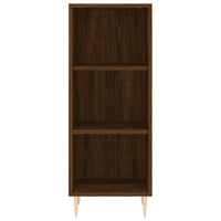 Thumbnail for Highboard Braun Eichen-Optik 34,5x34x180 cm Holzwerkstoff