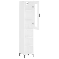 Thumbnail for Highboard Weiß 34,5x34x180 cm Holzwerkstoff