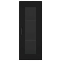 Thumbnail for Highboard Schwarz 34,5x34x180 cm Holzwerkstoff