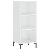 Thumbnail for Highboard Hochglanz-Weiß 34,5x34x180 cm Holzwerkstoff
