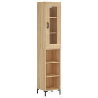 Thumbnail for Highboard Sonoma-Eiche 34,5x34x180 cm Holzwerkstoff