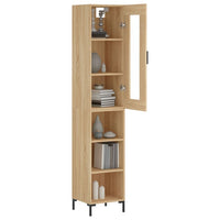 Thumbnail for Highboard Sonoma-Eiche 34,5x34x180 cm Holzwerkstoff