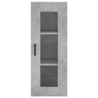 Thumbnail for Highboard Betongrau 34,5x34x180 cm Holzwerkstoff