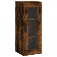 Thumbnail for Highboard Räuchereiche 34,5x34x180 cm Holzwerkstoff