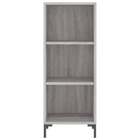Thumbnail for Highboard Grau Sonoma 34,5x34x180 cm Holzwerkstoff
