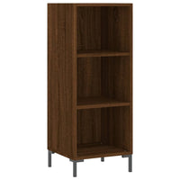 Thumbnail for Highboard Braun Eichen-Optik 34,5x34x180 cm Holzwerkstoff