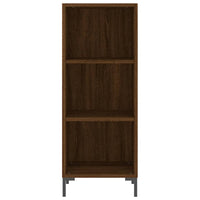 Thumbnail for Highboard Braun Eichen-Optik 34,5x34x180 cm Holzwerkstoff