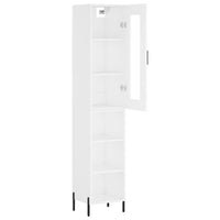 Thumbnail for Highboard Weiß 34,5x34x180 cm Holzwerkstoff