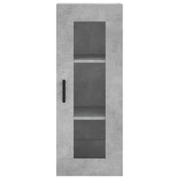 Thumbnail for Highboard Betongrau 34,5x34x180 cm Holzwerkstoff