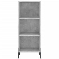 Thumbnail for Highboard Betongrau 34,5x34x180 cm Holzwerkstoff