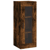 Thumbnail for Highboard Räuchereiche 34,5x34x180 cm Holzwerkstoff