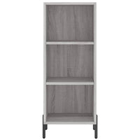 Thumbnail for Highboard Grau Sonoma 34,5x34x180 cm Holzwerkstoff