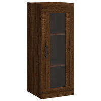 Thumbnail for Highboard Braun Eichen-Optik 34,5x34x180 cm Holzwerkstoff