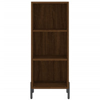 Thumbnail for Highboard Braun Eichen-Optik 34,5x34x180 cm Holzwerkstoff