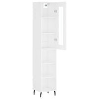 Thumbnail for Highboard Weiß 34,5x34x180 cm Holzwerkstoff