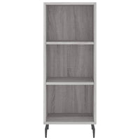 Thumbnail for Highboard Grau Sonoma 34,5x34x180 cm Holzwerkstoff