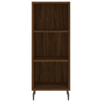 Thumbnail for Highboard Braun Eichen-Optik 34,5x34x180 cm Holzwerkstoff