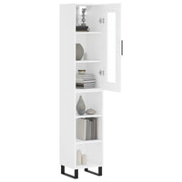 Thumbnail for Highboard Weiß 34,5x34x180 cm Holzwerkstoff
