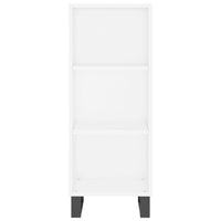 Thumbnail for Highboard Weiß 34,5x34x180 cm Holzwerkstoff