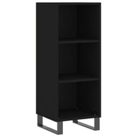 Thumbnail for Highboard Schwarz 34,5x34x180 cm Holzwerkstoff