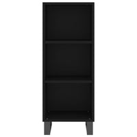 Thumbnail for Highboard Schwarz 34,5x34x180 cm Holzwerkstoff