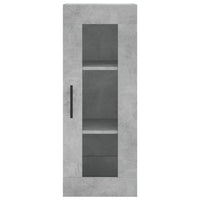 Thumbnail for Highboard Betongrau 34,5x34x180 cm Holzwerkstoff